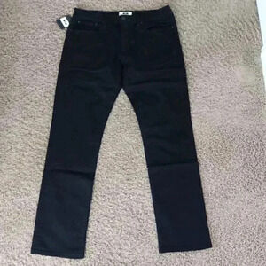 Joseph Aboud Superior Stretch Slim Fit Black Pants